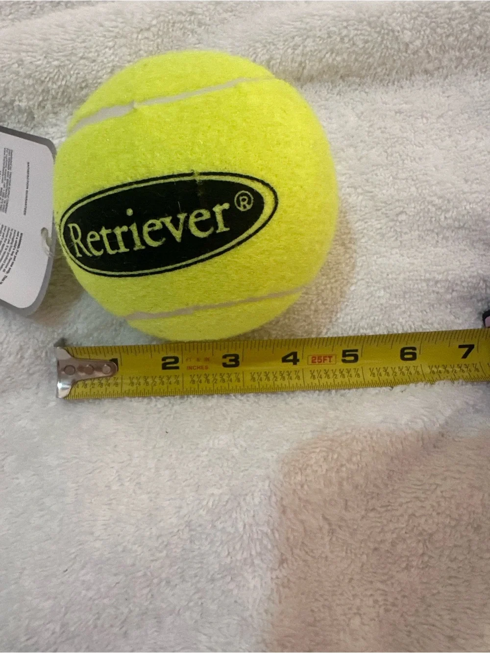 Tractor Supply Co. Retriever Jumbo Tennis Ball - Neon Yellow